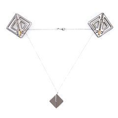 Затискачі для сосків з легкої підвіскою LOCKINK Adjustable Nipple Clamps with Light Pendant - Grey SX0849 фото