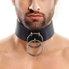 Чоловічий чокер із натуральної шкіри Art of Sex - Zane Collar SO9980 фото