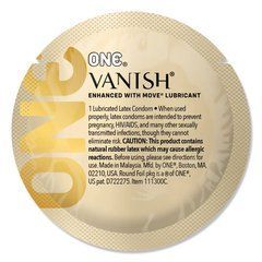 Презерватив ONE Vanish Hyperthin, 1 шт, ультратонкий, зі змазкою SX0778 фото