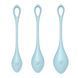 Набір йоні намистин Satisfyer Yoni Power 2 Light Blue, диаметр 2-2,5-3см, вес 22-44-73гр SO5548 фото 4