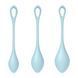 Набір йоні намистин Satisfyer Yoni Power 2 Light Blue, диаметр 2-2,5-3см, вес 22-44-73гр SO5548 фото 3