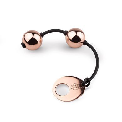 Металеві вагінальні кульки Rosy Gold &mdash; Nouveau Kegel Balls, вага 376 г, діаметр 2,8 см SO4594 фото