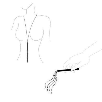 Ланцюжок-батіг на шию Bijoux Indiscrets MAGNIFIQUE Necklace Whip - Gold, прикраса для тіла SO2661 фото