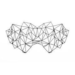 Маска на обличчя Bijoux Indiscrets - Kristine Mask, вінілова, клейове кріплення, без зав'язок SO2333 фото