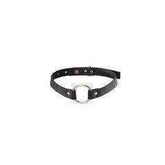 Чокер з екошкіри Bijoux Indiscrets Maze &ndash; Single Choker Black SO5913 фото