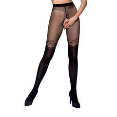 Колготки з відкритим доступом, подвійна щільність Passion TIOPEN 012 1/2 (20/40 den), black SO5814 фото