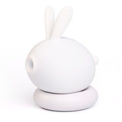 Вакуумний кліторальний стимулятор з вібрацією KISTOY Too Simple White SO8716 фото