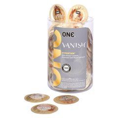 Набір презервативів ONE Vanish Hyperthin, 100 шт, ультратонкі, зі змазкою, паковання-тубус SX0735 фото