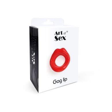 Кляп-розширювач у формі губ Art of Sex &ndash; Gag lip, червоний SO6701 фото
