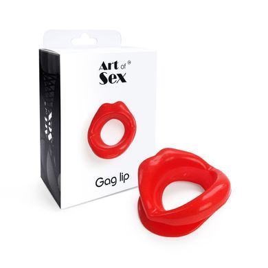 Кляп-розширювач у формі губ Art of Sex &ndash; Gag lip, червоний SO6701 фото