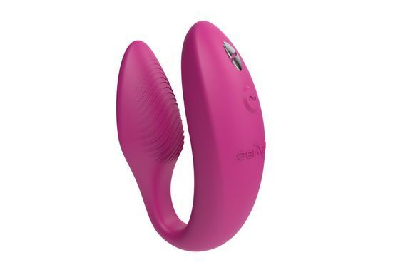 Смарт-вібратор для пар We-Vibe Sync 2 Rose, 10 віброрежимів, пульт ДК SO8761 фото