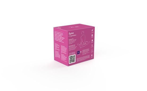 Смарт-вібратор для пар We-Vibe Sync 2 Rose, 10 віброрежимів, пульт ДК SO8761 фото