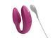 Смарт-вібратор для пар We-Vibe Sync 2 Rose, 10 віброрежимів, пульт ДК SO8761 фото 6