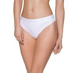 Трусики-бразиліана з бавовни Passion PS005 PANTIES white, size XL SO4226 фото