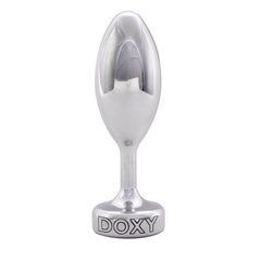Металева анальна пробка DOXY Butt Plug SMOOTH, гладенька, діаметр 3,3 см SO8030 фото