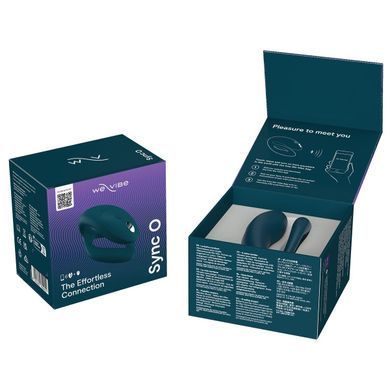 Смарт-вібратор для пар We-Vibe Sync O Velvet Green, пульт ДК SX0525 фото