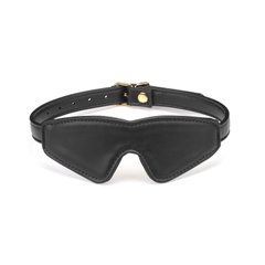 Маска на очі Liebe Seele Black Organosilicon Blindfold, екошкіра SO9482 фото