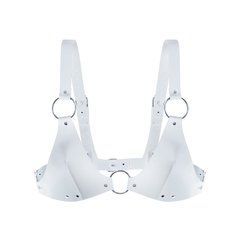 Ліф з натуральної шкіри Feral Feelings - Bikini Top White SO9421 фото