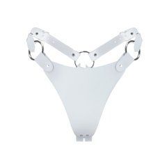 Трусики з натуральної шкіри Feral Feelings - String Bikini White SO9424 фото