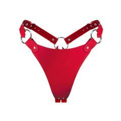 Трусики з натуральної шкіри Feral Feelings - String Bikini Red SO9425 фото