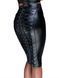 (SALE) Спідниця-олівець зі шнурівкою Noir Handmade F152 Powerwetlook pencil skirt, S, з мокрим ефектом SX0029 фото 1