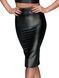 (SALE) Спідниця-олівець зі шнурівкою Noir Handmade F152 Powerwetlook pencil skirt, S, з мокрим ефектом SX0029 фото 2