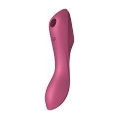 Вакуумний стимулятор із вібрацією Satisfyer Curvy Trinity 3 Red SO6117 фото